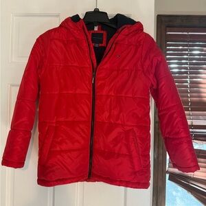 Tommy Hilfiger Bright Red Kids Puffer Jacket